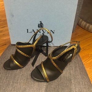 Lanvin Covered  Multi Strap Sandals